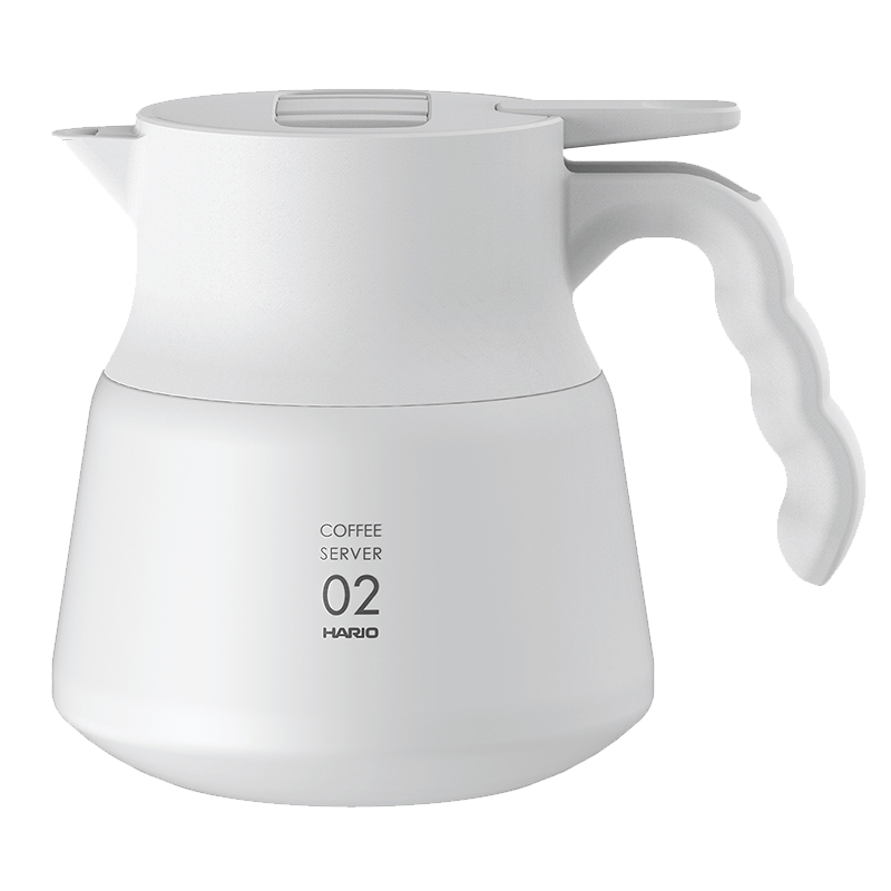 Hario V60 Insulated Stainless Steel Server White 600ml