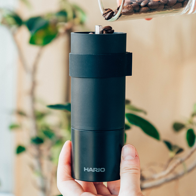 Stainless Burr Coffee Grinder Mini Black Pro