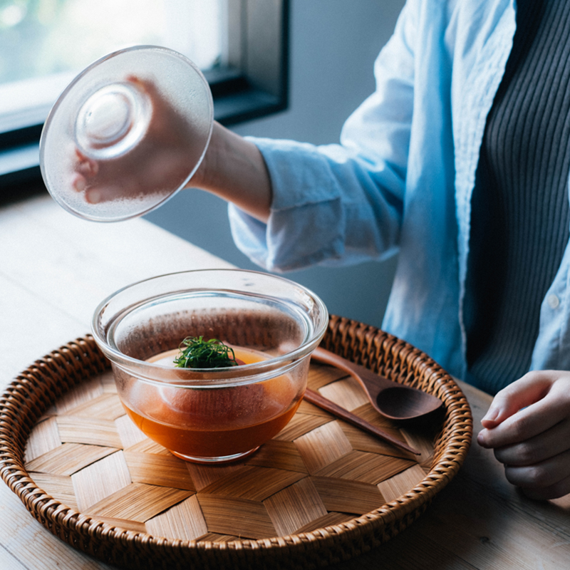 [Life with Glass Series] Glass Bowl, 600mL