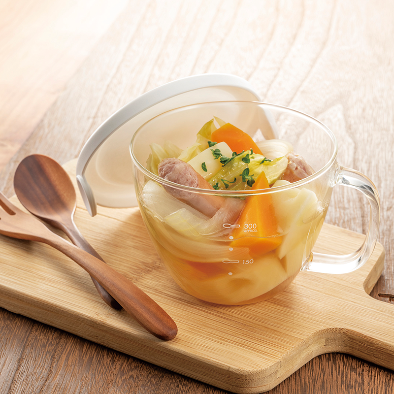 Glass Soup Cup